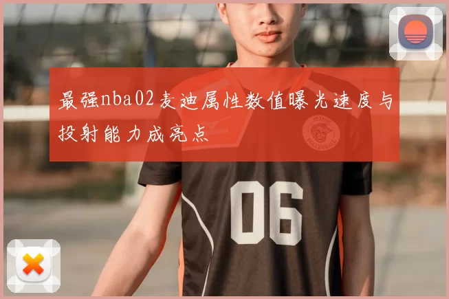 最强nba02麦迪属性数值曝光速度与投射能力成亮点