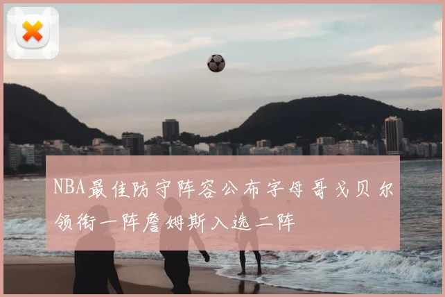 NBA最佳防守阵容公布字母哥戈贝尔领衔一阵詹姆斯入选二阵