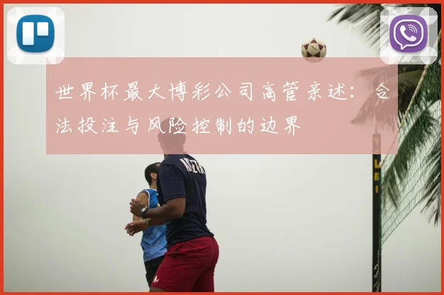 世界杯最大博彩公司高管亲述:合法投注与风险控制的边界