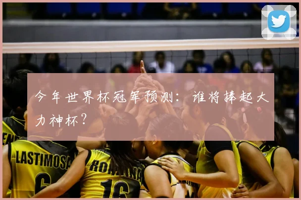 今年世界杯冠军预测：谁将捧起大力神杯？