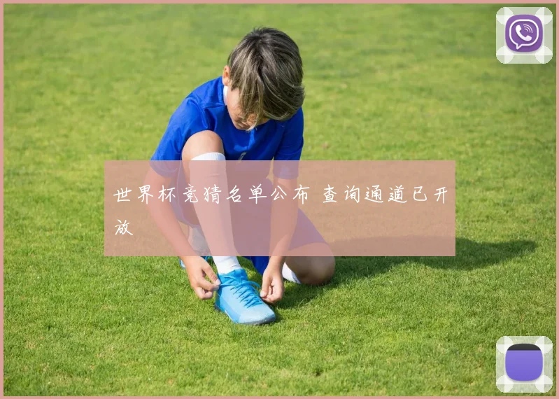 世界杯竞猜名单公布 查询通道已开放