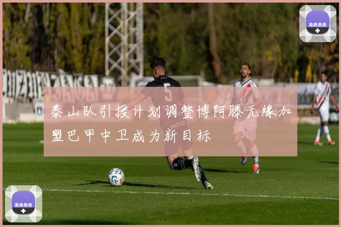 泰山队引援计划调整博阿滕无缘加盟巴甲中卫成为新目标