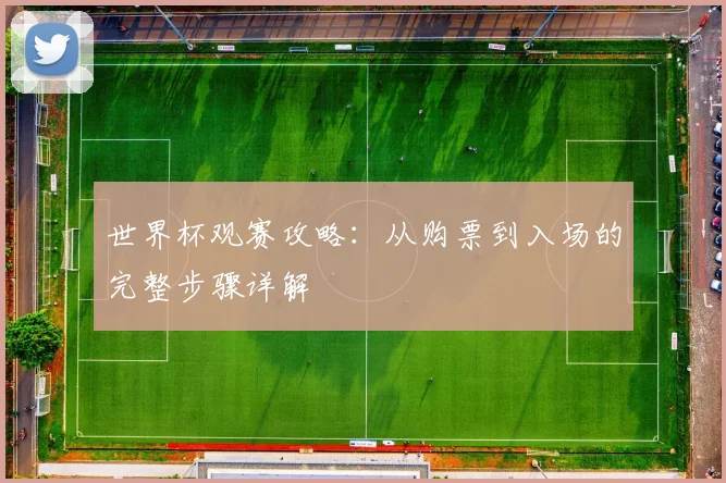 世界杯观赛攻略:从购票到入场的完整步骤详解