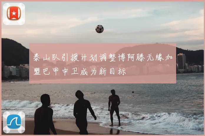 泰山队引援计划调整博阿滕无缘加盟巴甲中卫成为新目标